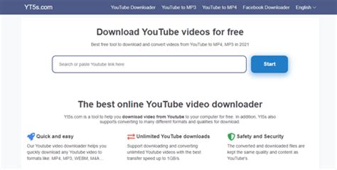 Yt5s download. Yt5s is a tool to help you download video from Youtube to your computer for free. In addition, Yt5s also supports converting to many different formats and qualities for download. Fast and easy to use Using our Youtube downloader is the fast and easy way to download and save any YouTube video to MP3 or MP4. 