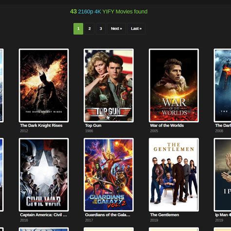 The new YTS site operates in a similar manner to the original, offering a wide selection of movies for download and streaming, as well as a user-friendly interface and a clean, easy-to-navigate design. One of the biggest draws of the new YTS site is its commitment to providing only high-quality movie releases..