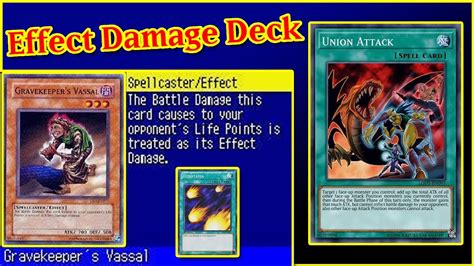 Yu Gi Oh Duel Links Effect Damage Deck