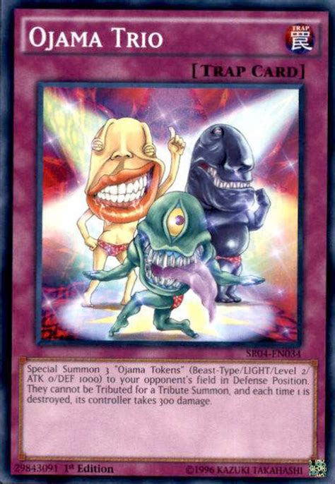 Yu-Gi-Oh! - Ojama Trio (SR04-EN034) - Structure Deck …