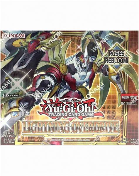 Yugioh Yu-Gi-Oh! TCG: Lightning Overdrive 1st edition Booster