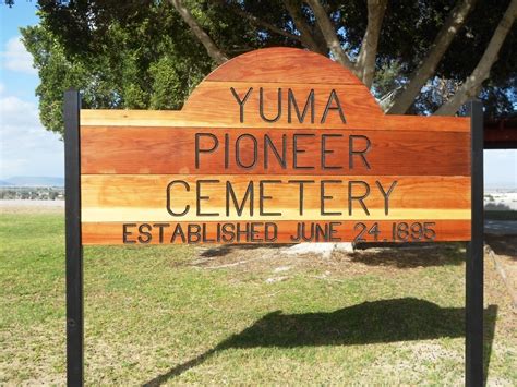 Yuma pioneer obituaries.  Interment at the Yuma Cemetery.  at the First Southern B...