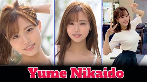 Yume nikaido. Yume Nikaido ( Jepang: 二階堂夢; lahir 28 Oktober 1999) adalah seorang pemeran film dewasa Jepang. Ia debut pada Maret 2020 di bawah kontrak FALENO. Ia dapat berbicara dalam tiga bahasa. Ia hidup di Amerika Serikat dan Kanada selama tiga tahun penuh di perguruan tinggi dan dapat berbicara dalam bahasa Inggris, selain ia juga dapat berbicara ... 