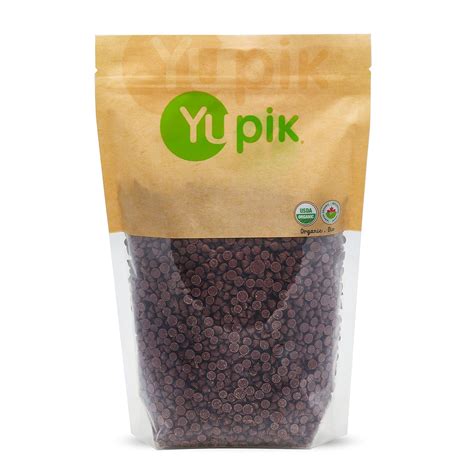 Yupik 70% Dark Chocolate, Organic Vegan Chips, 2.2 lb