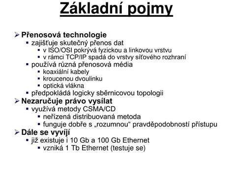 ZÁKLADNÍ POJMY (dle Rokyty a spol