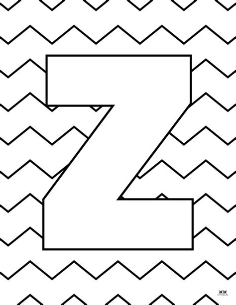 Z Coloring Page