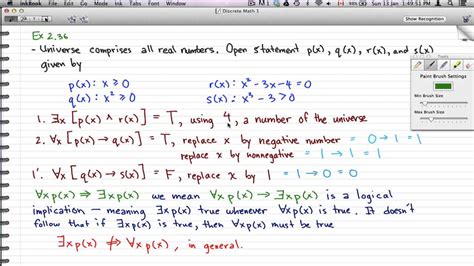 Z discrete math. DISCRETE MATH: LECTURE 4 DR. DANIEL FREEMAN 1. Chapter 3.1 Predicates and Quantified Statements I A predicate is a sentence that contains a nite number of variables and becomes a statement when speci c values are substituted for the variables. The domain of a predicate variable is the set of all values that may be substituted in place of the ... 