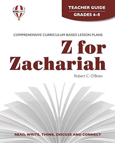 Z for zachariah teacher guide by novel units inc. - Toyota yaris hybrid owners manual rus.