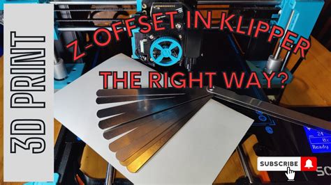 Z offset calibration klipper.  Thanks for watching Feeler gauge (affiliate ...