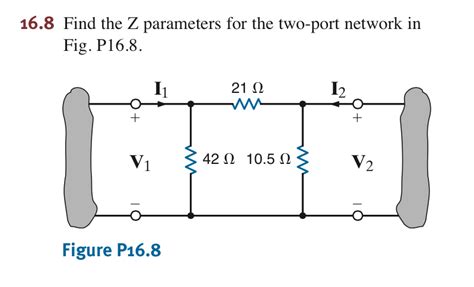 Z parameters solved problems pdf.  The describing equations for the various two-port network ...