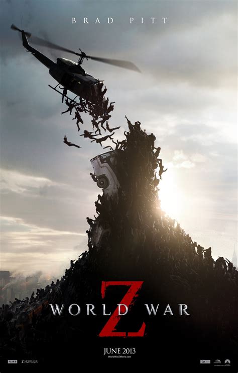 Z war movie. World War Z starts briskly and runs straight into utter tedium. Throw in a few skirmishes with some speedy zombies to break up the dross and you have a big budget/made for TV movie. The pace is off, the acting is distinctly average and the pay off doesn't convince. A poor excuse for a zombie movie, devoid of menace this is one to forget. 