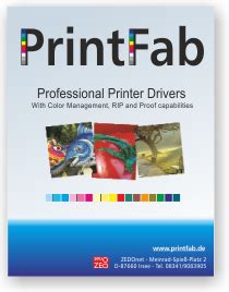 Z3100 printer driver.  PrintFab is our printer driver suite with RIP funct...