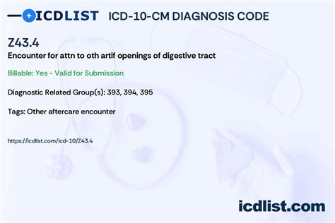 Z43 - Encounter for attention to artificial openings - ICD List 2024