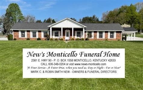 Monticello-Wayne County Media, Inc. Z93 / WMKZ. ... obituaries, and weather. ... Charlcy Dick of Monticello, Kentucky was born October 7th,1935 and departed this life .... 