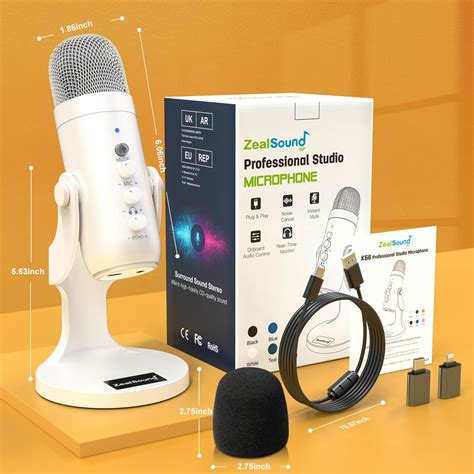 ZealSound USB Microphone,Condenser Computer PC … - balustradellc