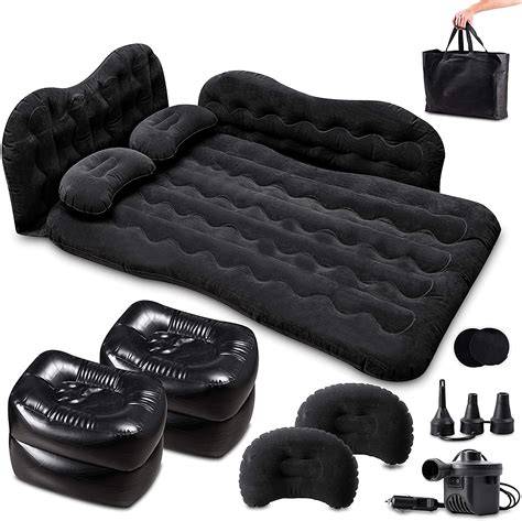 Zento Deals Inflatable Air Mattress for Car - Portable Travel Bed with ... - raincitystudios.com