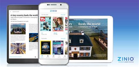 ZINIO Magazine Newsstand APK Download for Android 