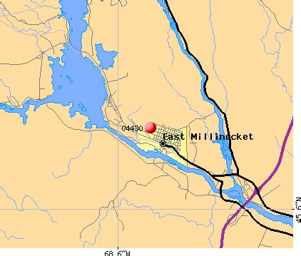 ZIP Code 04430 Map, Demographics, More for East Millinocket, ME