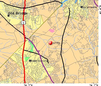 ZIP Code 07751 Map, Demographics, More for Morganville, NJ