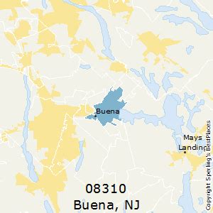 ZIP Code 08310 Map, Demographics, More for Buena, NJ