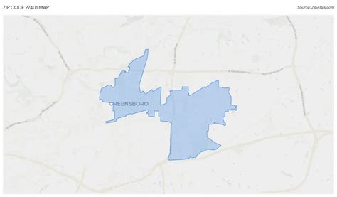 ZIP Code 27401 Map, Demographics, More for Greensboro, NC