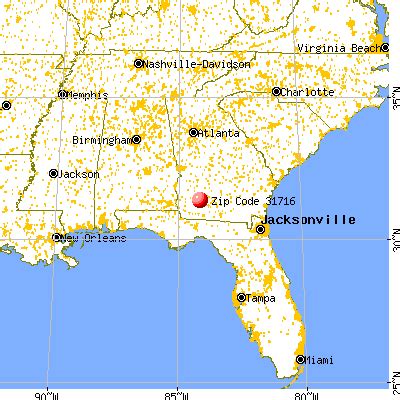 ZIP Code 31716 - Baconton Map and Data - Zipdatamaps.com