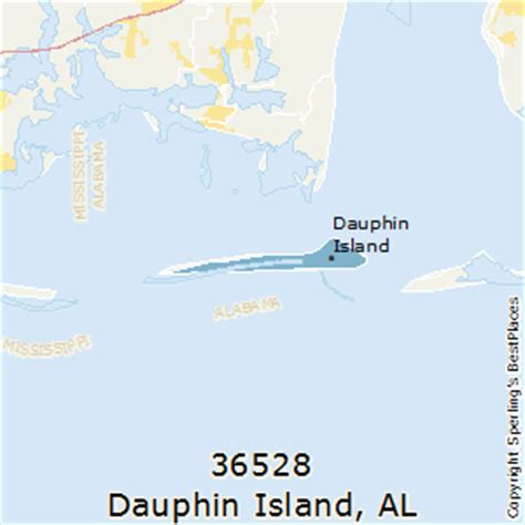 ZIP Code 36528 - Dauphin Island Map and Data - Zipdatamaps.com