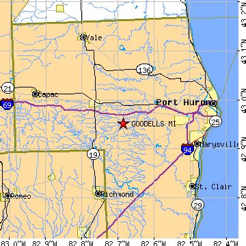 ZIP Code 48027, More for Goodells MI (Michigan)