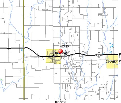 ZIP Code 62449 Map, Demographics, More for Oblong, IL