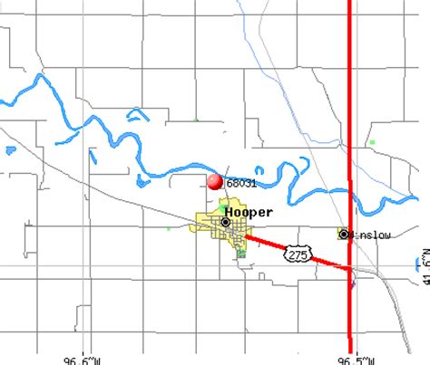 ZIP Code 68031 Map, Demographics, More for Hooper, NE