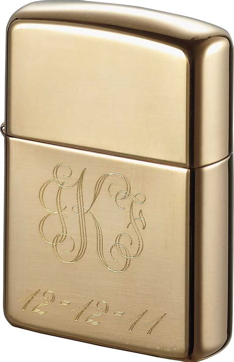 Zippo Brass Armor Heavy Wall Personalized Lighter - balustradellc