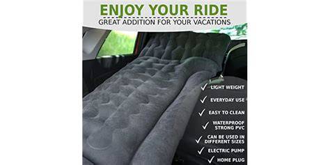 Zone Tech Car Inflatable Trunk Air Mattress- Flocking Travel ... - Target - raincitystudios.com