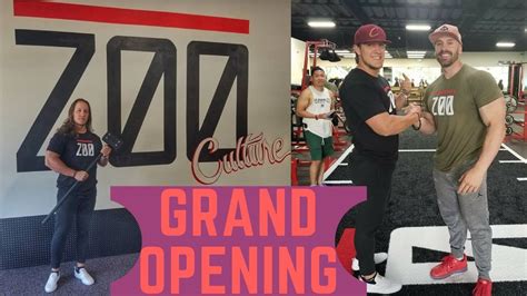 ZOO CULTURE GRAND OPENING - GYM TOUR - BRADLEY …