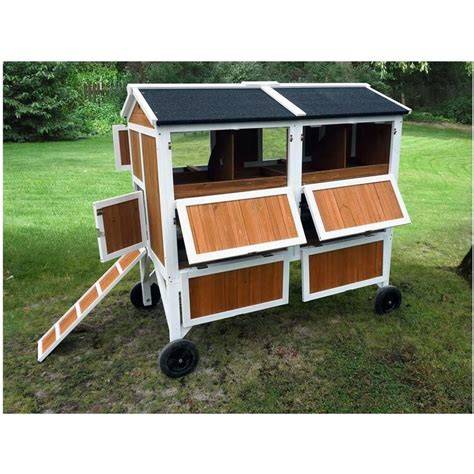 zoovilla Free-Range Chicken Coop, 8 Chicken - raincitystudios.com
