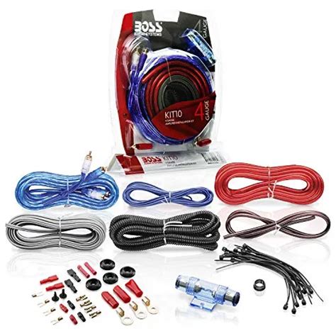 ZOOZ TSS KIT10 4 Gauge Amplifier Installation Wiring Kit - A Car … - balustradellc