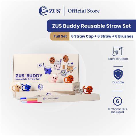 ZUS® Official Store | ZUS Reusable Straw Kit - 1's - raincitystudios.com