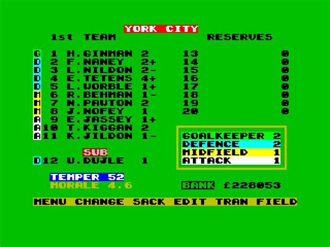ZX Spectrum Football Games Computer and Video Gaming