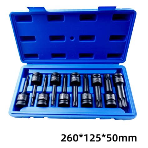 ZYNCUE Torx Star Socket Bit Set for 1/2-inch Drive, 10-Pc T20 to T80 ... - balustradellc