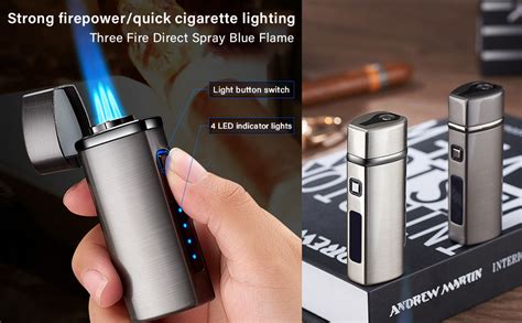 Zzbeans USB Rechargeable Lighter, Turbo Windproof Torch Flame … - balustradellc