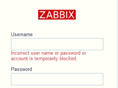 Zabbix admin account is blocked.  Thanks.  First was DPF pump failure; replaced the pu...