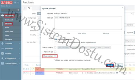 Zabbix dependent item. url" based on a master item "test".  Change The first depende...