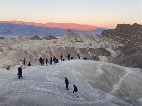 Zabriskie point death valley. Surrounded by a maze of wildly eroded and vibrantly colored badlands, this short hike to a spectacular view is one of the park's most famous.... 