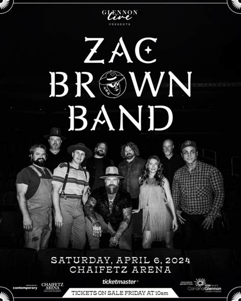 Zac Brown Band to headline Glennon Live at Chaifetz Arena