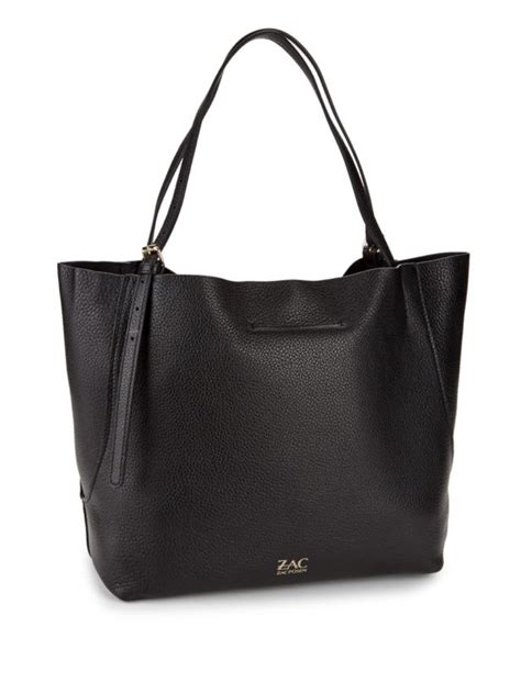 Zac Zac Posen Eartha Relaxed Shopper Tote In Black ModeSens