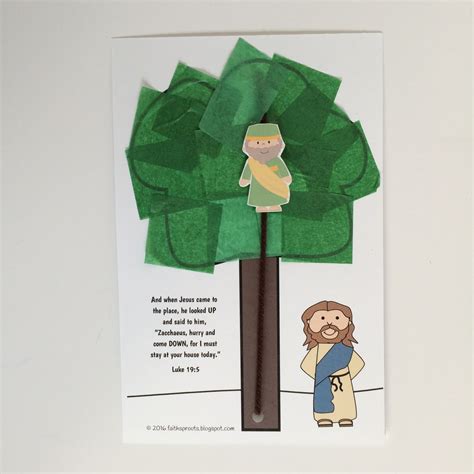 Zacchaeus Craft Printable