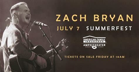 Zach bryan summerfest tickets. MILWAUKEE — Summerfest is under way, ... Children age 2 and younger get in free. To buy tickets and to download the 2023 lineup poster, ... Zach Bryan and Charles Wesley Godwin; July 8: 