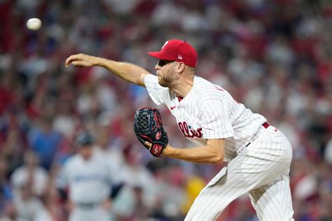 Zack Wheeler strikes out 8, NL champion Phillies beat Marlins 4-1 in Wild Card Series opener