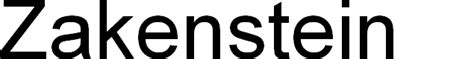 Zakenstein Font Family