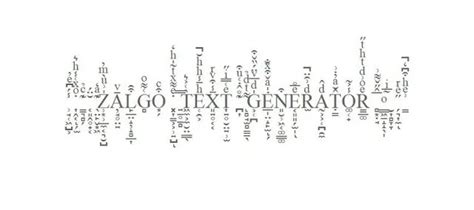 Zalgo Font Generator About Us