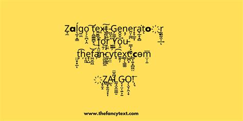 Zalgo Font Generator Zalgo Text Fonts Rack theinsider1845